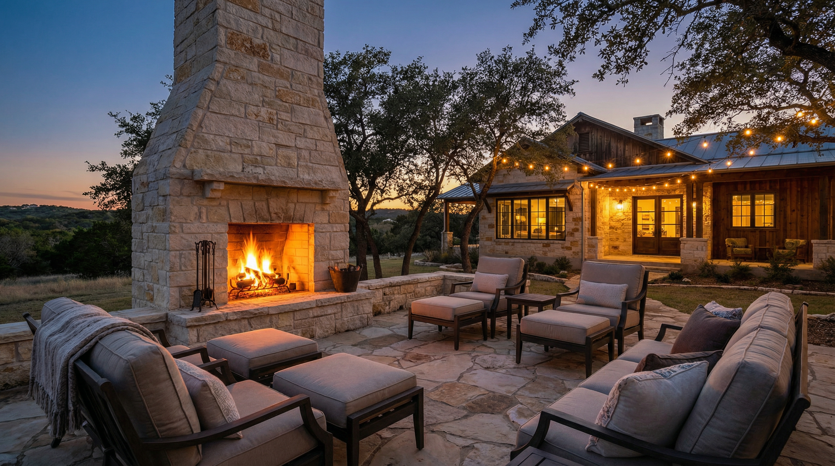 Outdoor Fireplace vs. Fire Pit: Which Is Right for Your Austin Backyard?