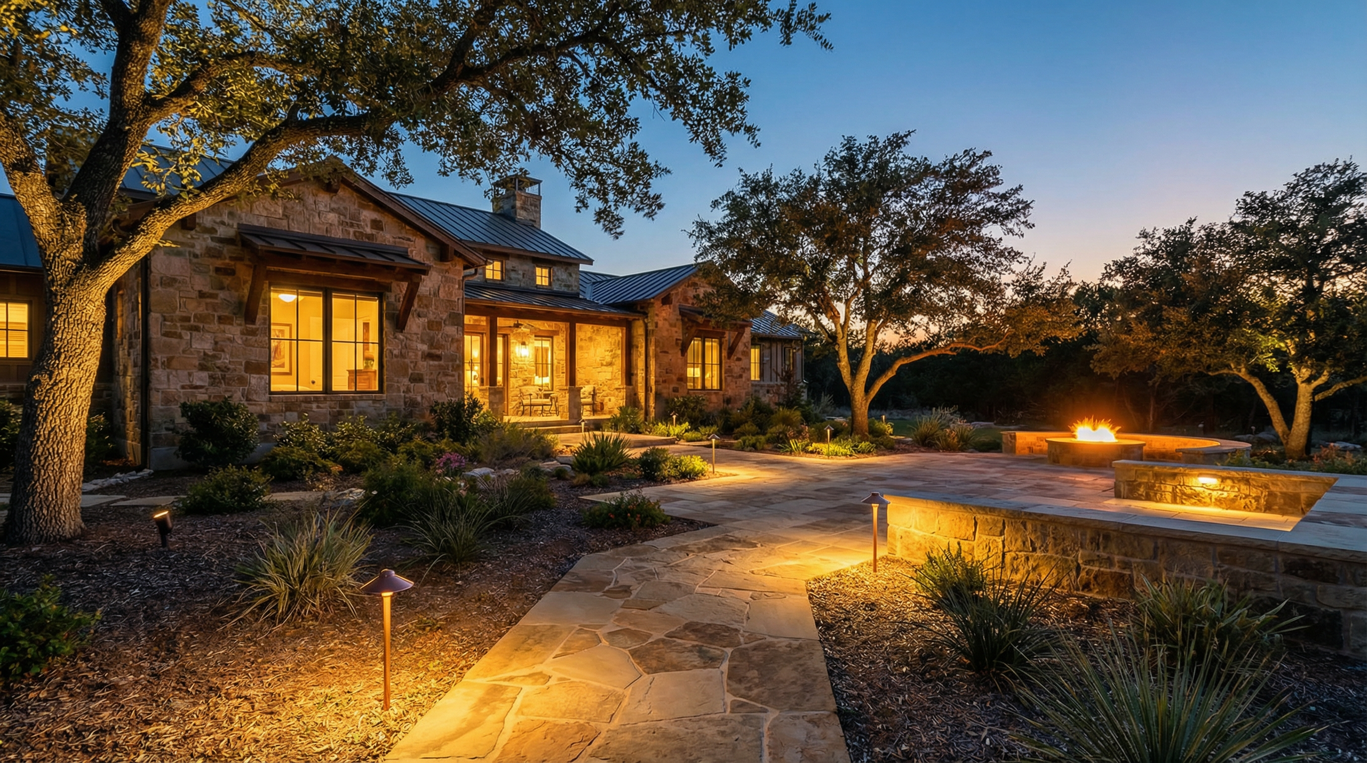 Landscape Lighting for Austin Hardscapes: A Complete Guide