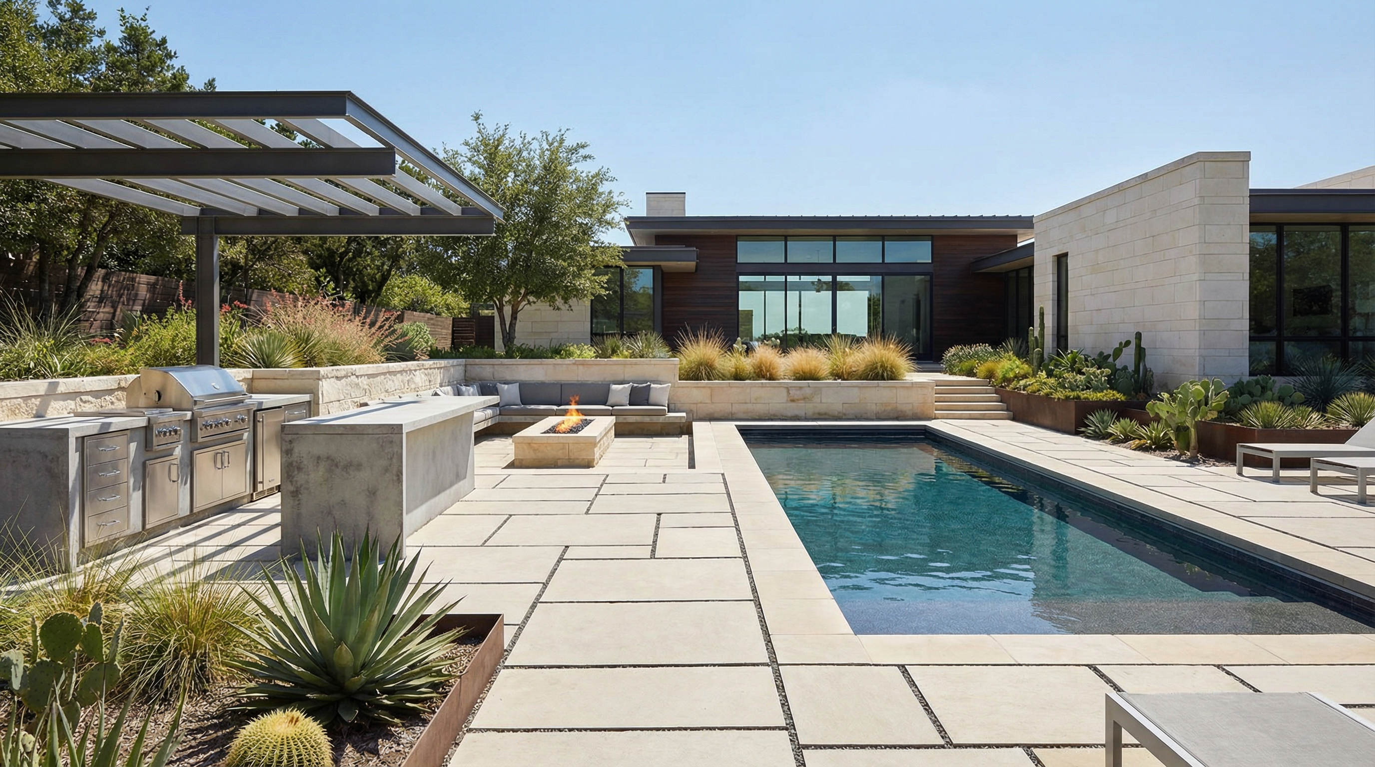 Premium hardscaping in Bee Cave