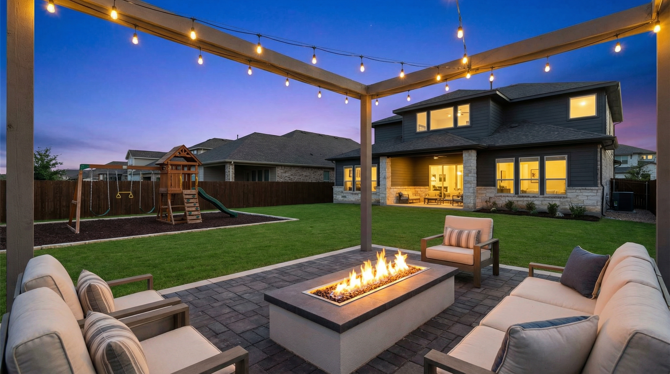 Premium hardscaping in Cedar Park