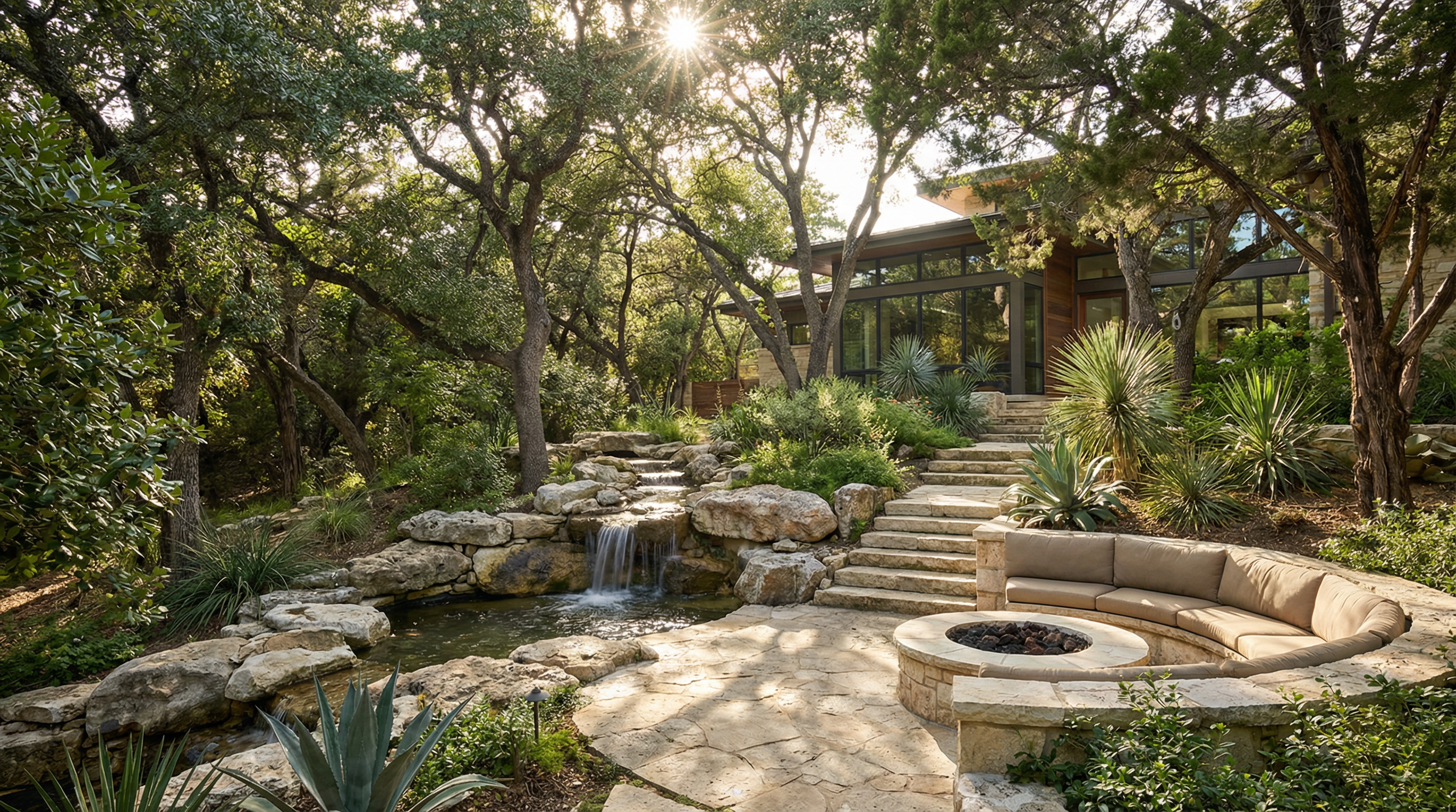 Premium hardscaping in Lost Creek