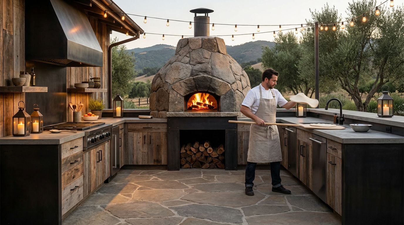 Pizza Oven Feature
